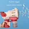 DokiToy Children's Bubble Machine Toy Outdoor Blowing Bubble 5-hole Angel Wings Bubble Gun with Light New Hot 2024 Dropshipping 4