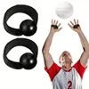 1 Pair black of volleyball passing assistance serving hand shape adjustment, volleyball training hand shape correction belt 4