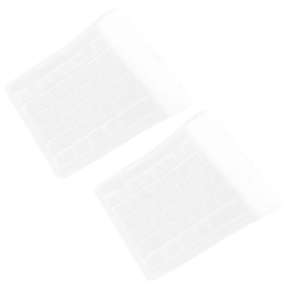 2pcs Silicone Keyboard Cover Film Waterproof Dust Proof Protection For Mk270 Compact Foldable Design Laptop Keyboard Accessory