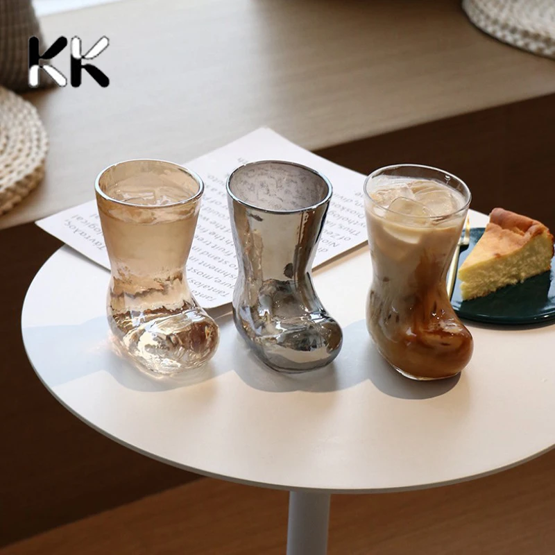 Креативные ботинки стеклянная кофейная чашка Starbucks для коктейлей милая кружка