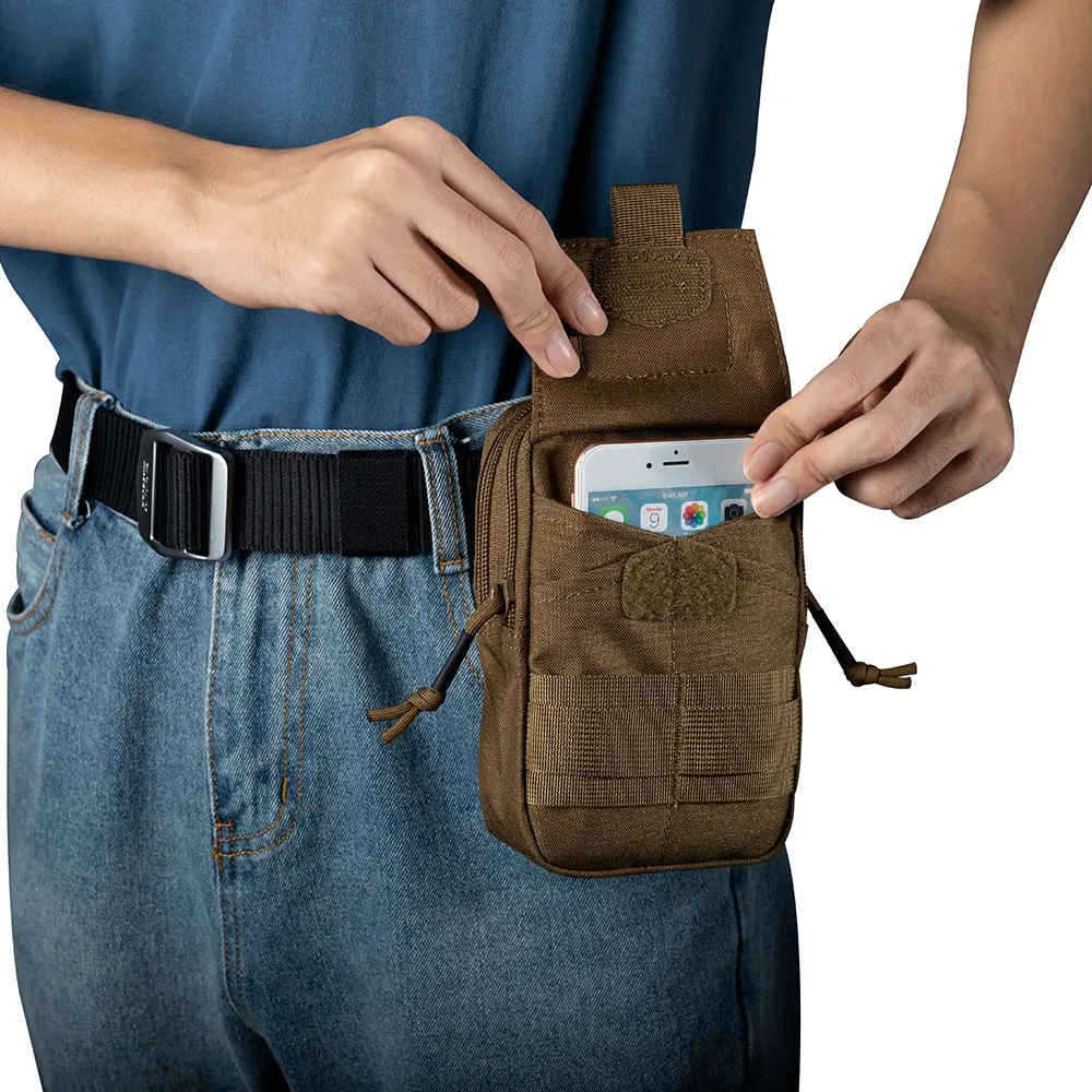 Tactical Molle Pouch Sports Waist Bag EDC Bag  Outdoor Emergency Bag Multi-functional Tools Pouch Hunting Running Bags 4