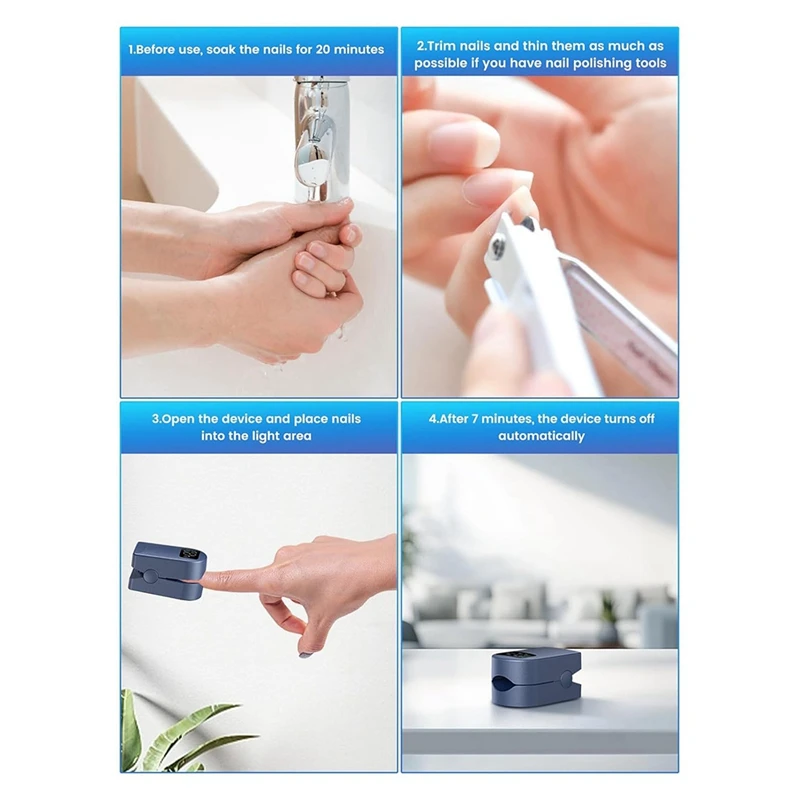 Nail Fungu Cleaning Device Home Use Nail Fungu Hand Andtoenail Repair Fordiscolored Andthickened Toenail nail fungus cleaner