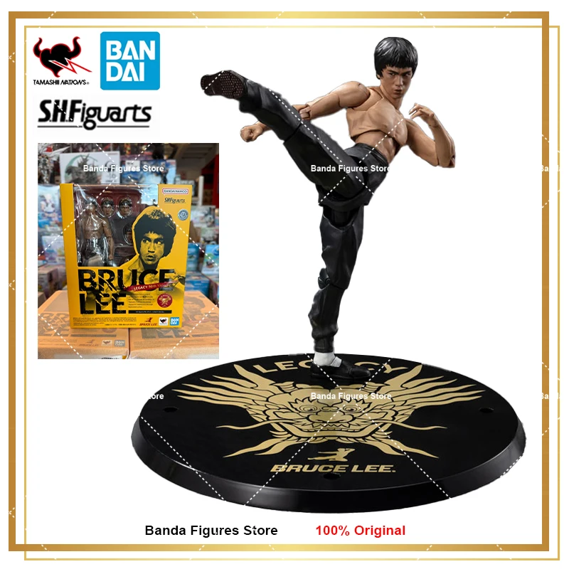 

Original Bandai S.H.Figuarts Shf Bruce Lee 1/12 50th Anniversary Edition In Stock Anime Action Collection Figures Mode Toys