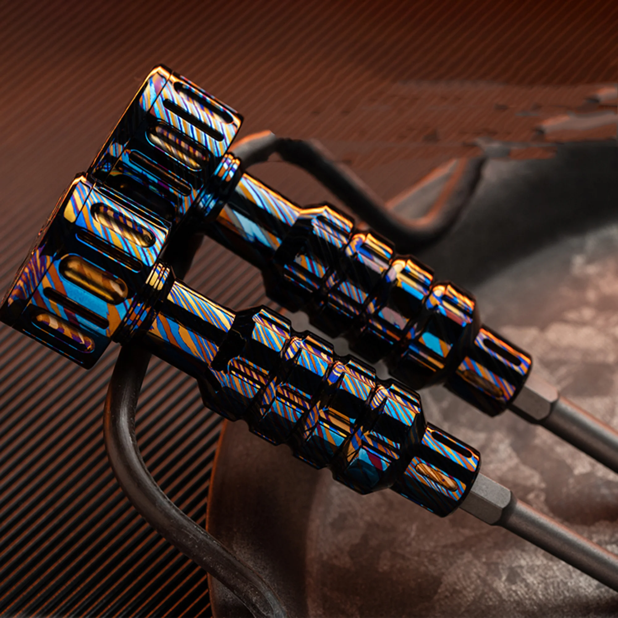 Timascus Zircon Screwdriver, Multifunctional Tool, Fingertip