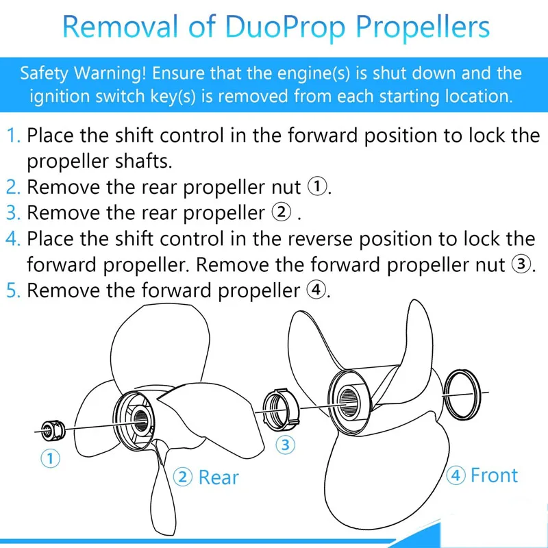 Volvo Penta Propeller Wrench Kit 3855516 - Duoprop Removal & Installation Tool