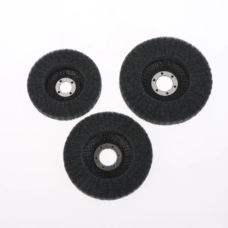 1Pcs 4/4.5/5 Inch Nylon Fiber Flap Polishing Wheel Disc Angle Grinder Cutting Flap Grinding Disc For Wood Metal Buffing