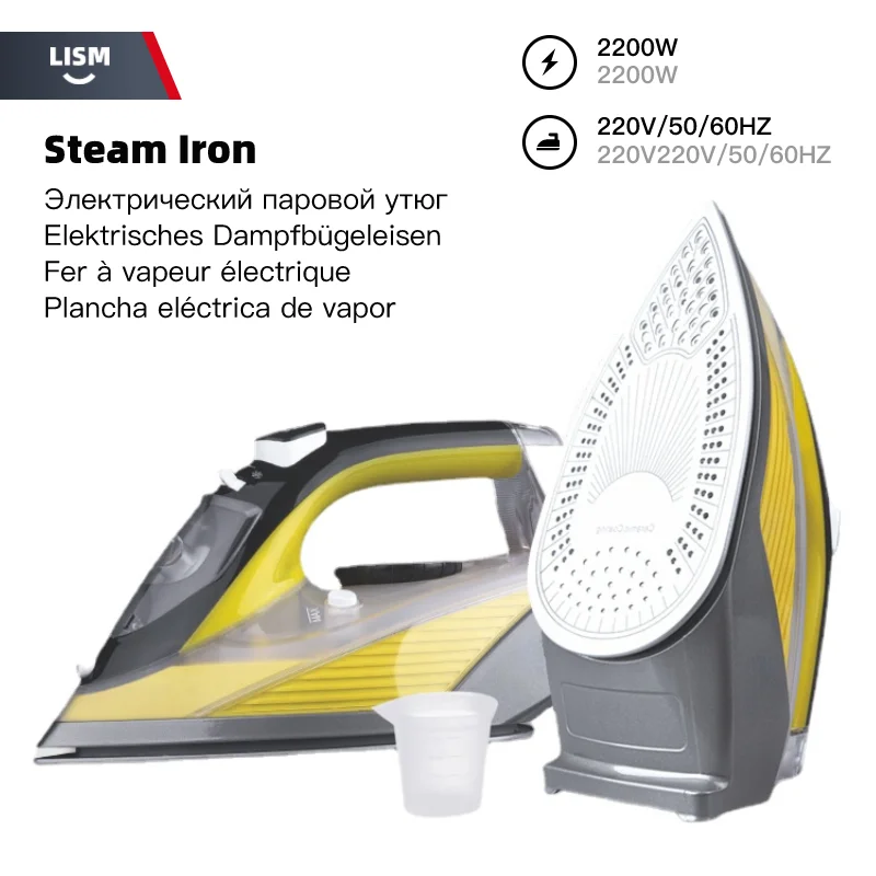 Steam Iron Portable for Clothes Ironing Machine Generator Irons Fat Manual Handheld Laundry Appliances Household Home