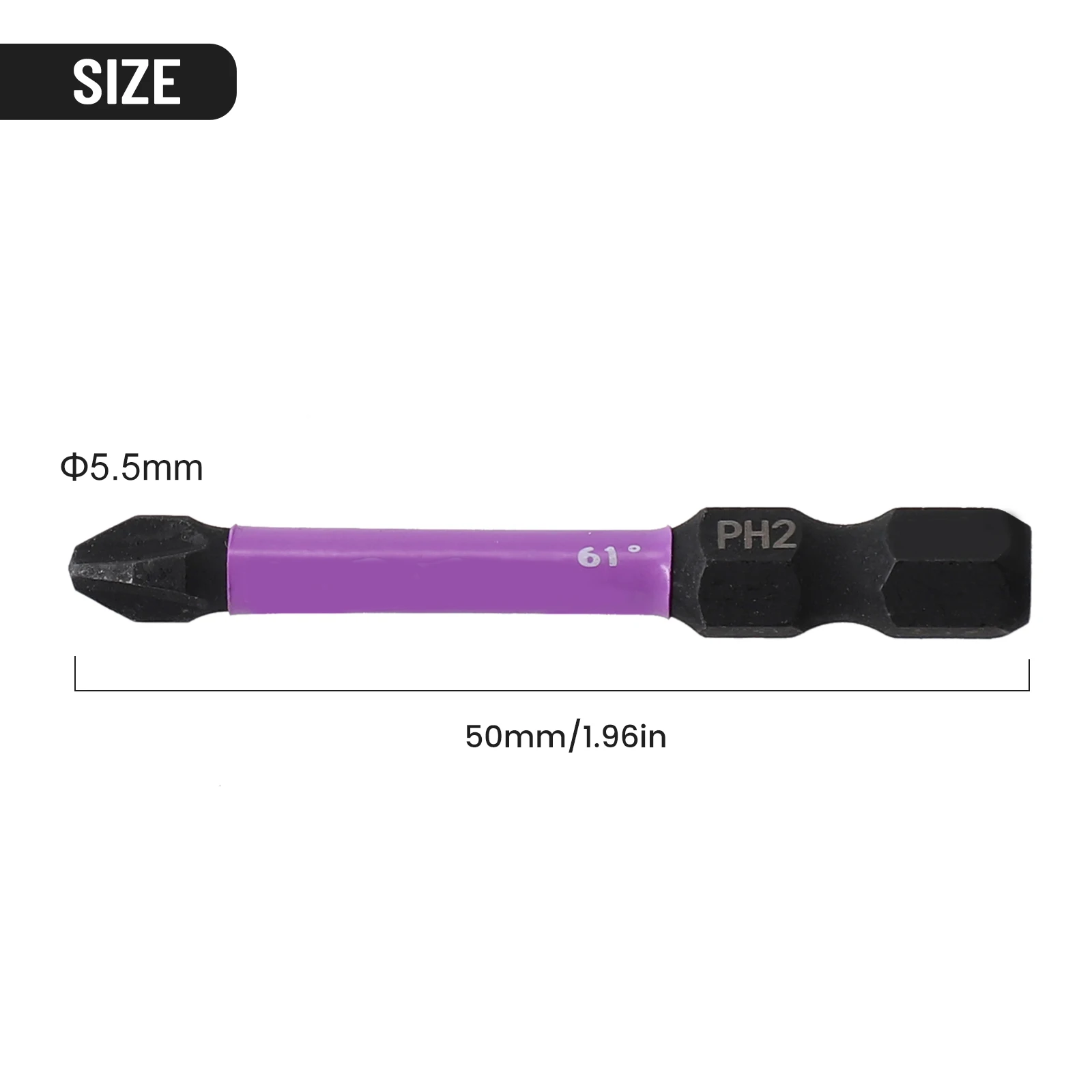 

Screwdriver Bits Magnetic Cross 1/4\\'\\' Hex Alloy Steel Electrical Repair Hardness Drill Bits Multipurpose