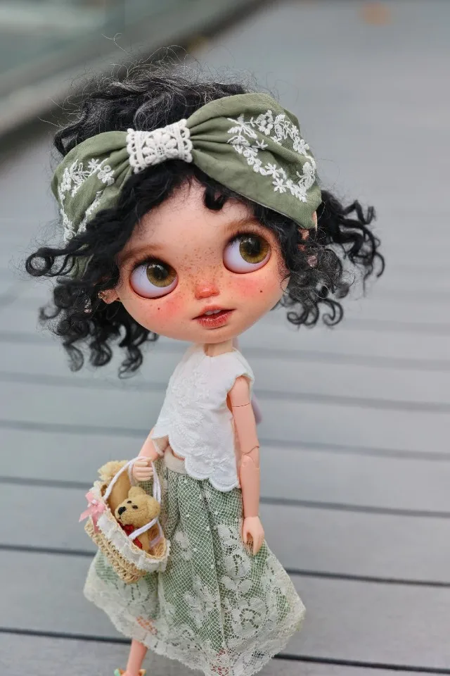 

Парик из мохера Blythe для шарнирных кукол, 9-11 дюймов