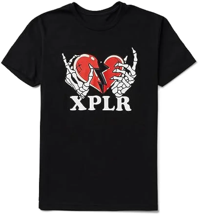 

XPLR Heartbreak Merch Fashion T-Shirt Short Sleeved Unisex Casual Tee