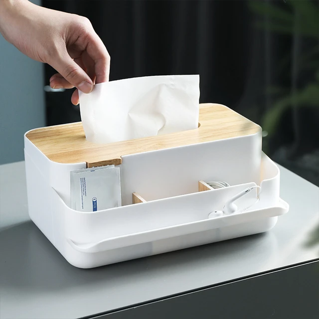 Simple Household Round Paper Box Plastic Tissue Box Mouse Proof Storage  Containers Small Containers with Lids for Organizing - AliExpress