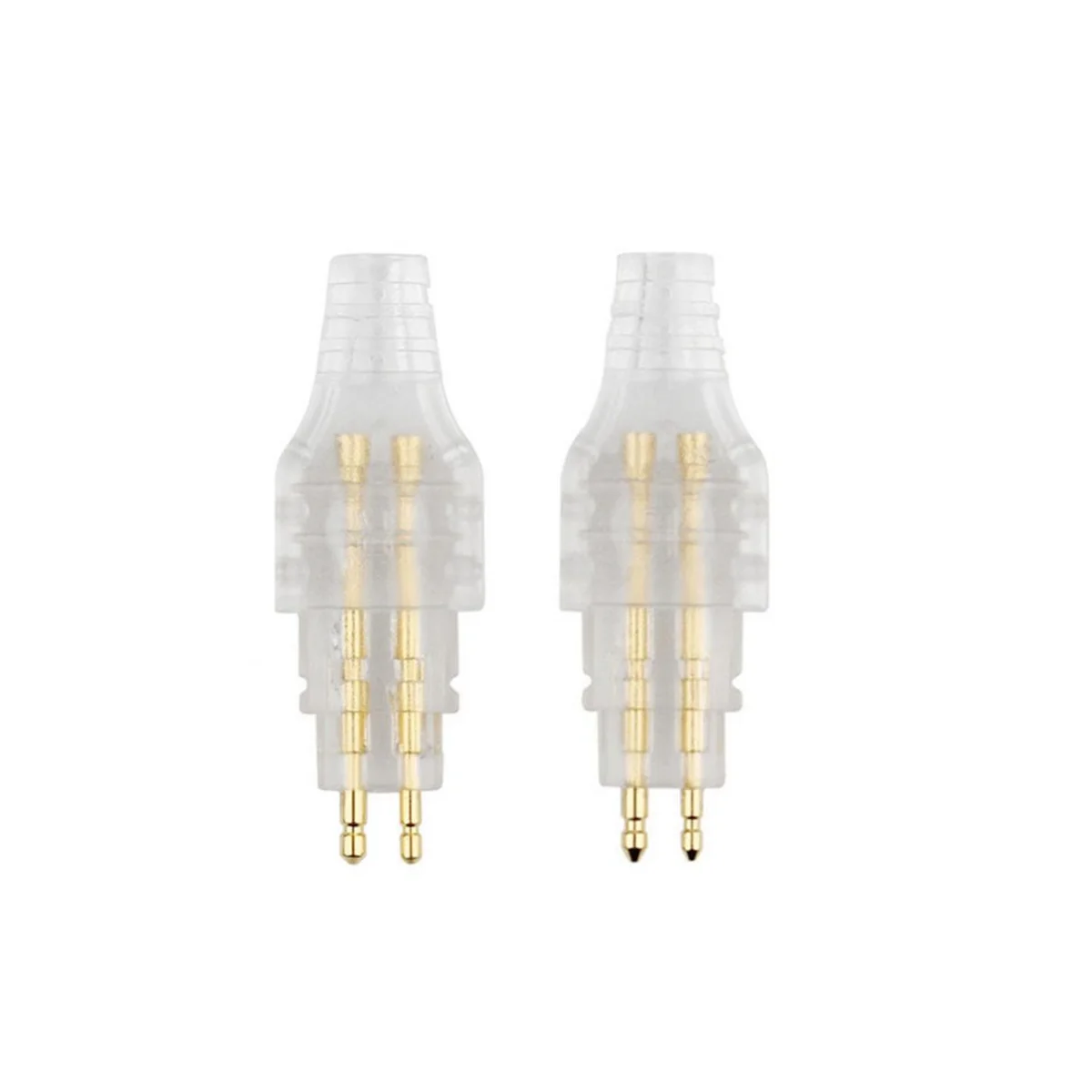 2 Pcs Mini Earphone Cable Pin Audio Headphone Jack Plug Connector for