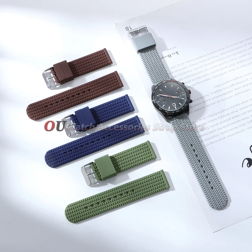 Silicone Quick Release Universal Watch Strap - Multiple Sizes