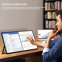 ZEUSLAP 18.5" Anti-glare MPP2.0 Stylus Pen Multi-Touch FHD 100Hz Monitor for Office Design Laptop PC Second Touch Screen - Image 3