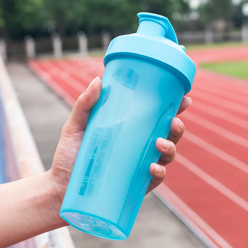 600ML Sport Protein Shaker Bottles Mixing Ball Shaker Cup BPA Free Plastic  Outdoor Fitness Cute Drink Water Bottle EDC Portable - AliExpress