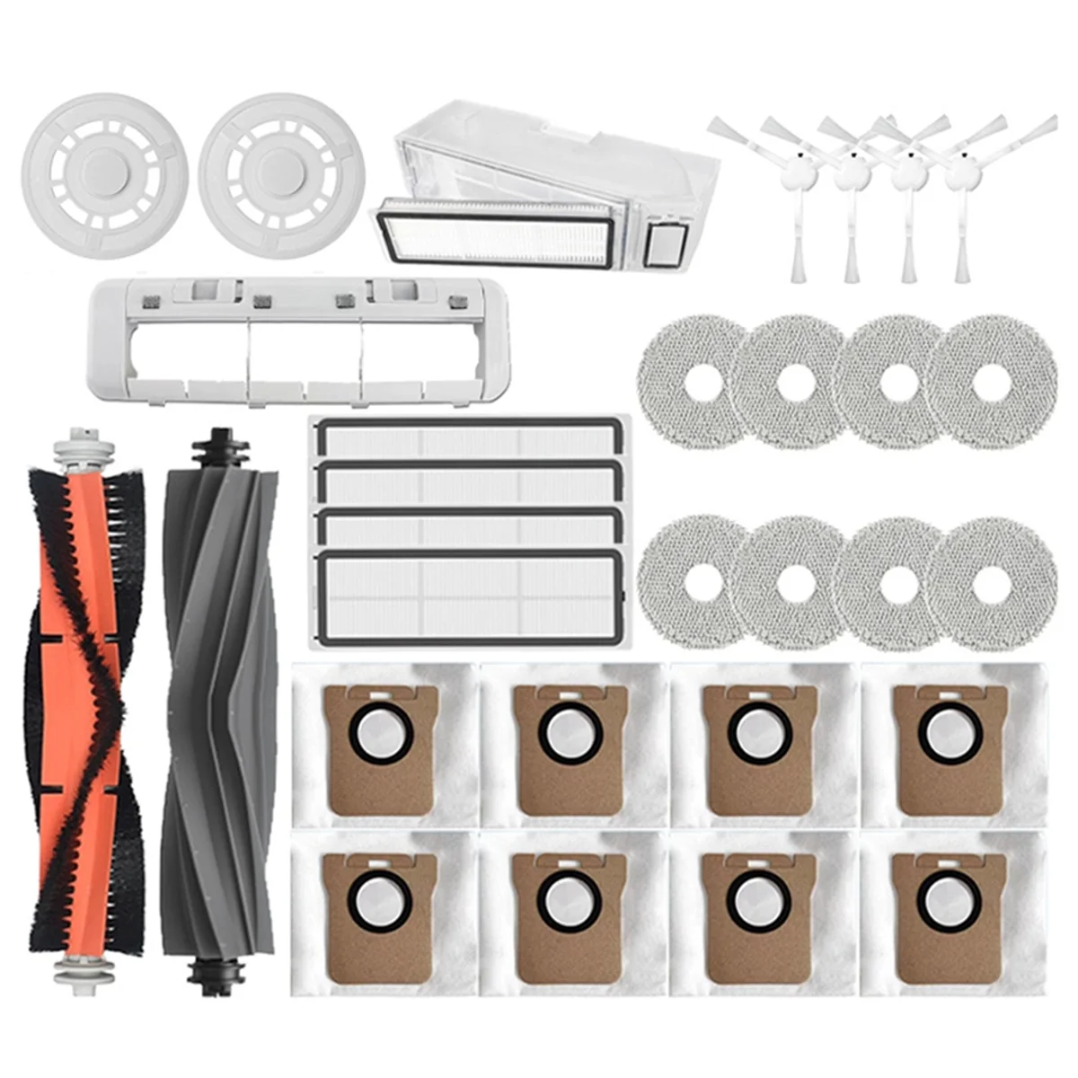 

For Dreame L10S Ultra/L10S Pro Robot Vacuum Cleaner Spare Part Dust Bag Main Side Brush Hepa Filter Mop Pad Accessories