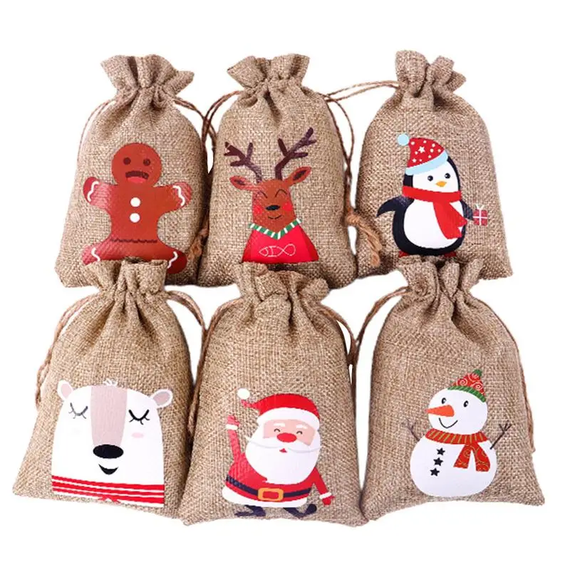 

Набор подарочных сумок с календарем и Веном, набор «сделай сам» для рождественских конфет, календарь, мешочек с Веном, календарь, подарочный набор для Рождества