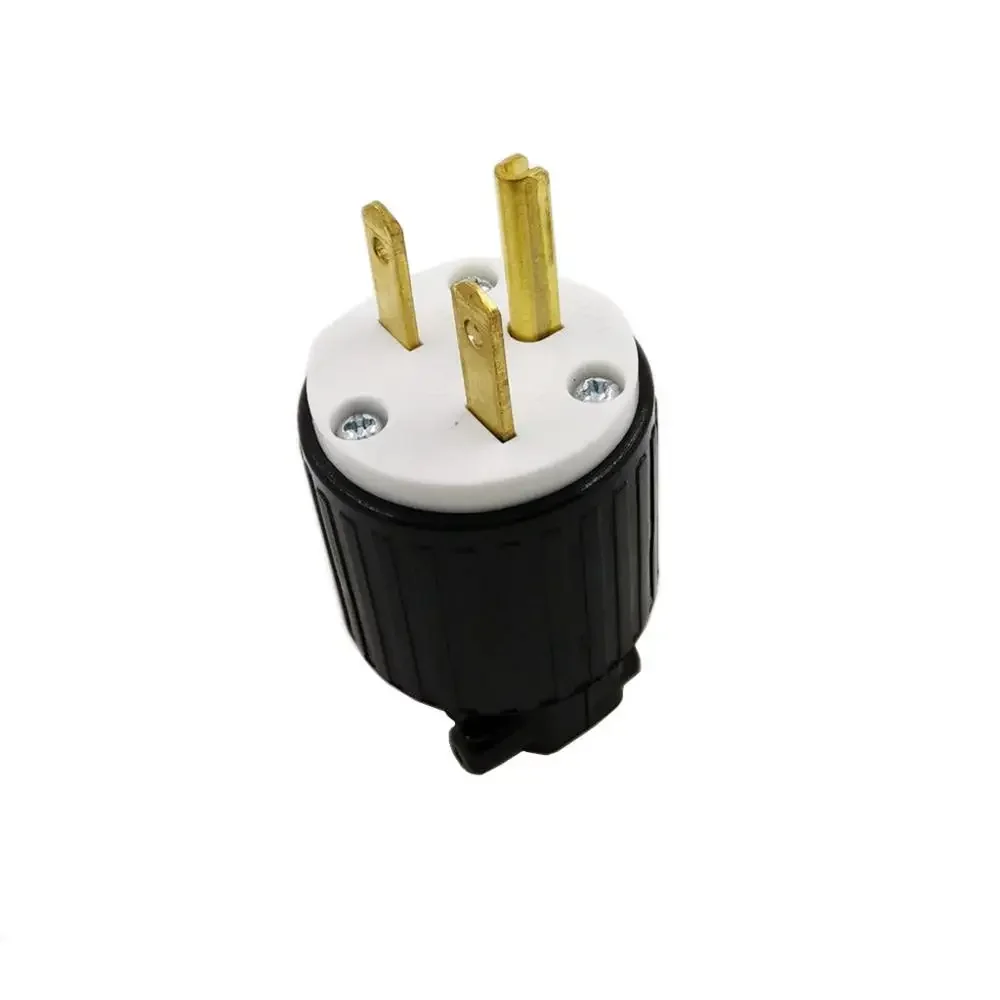 Conector fêmea da auto-fiação do soquete do nema 6-15 p masculino americano do conector industrial dos eua 6-15r para o cabo de alimentação 15a 250 v