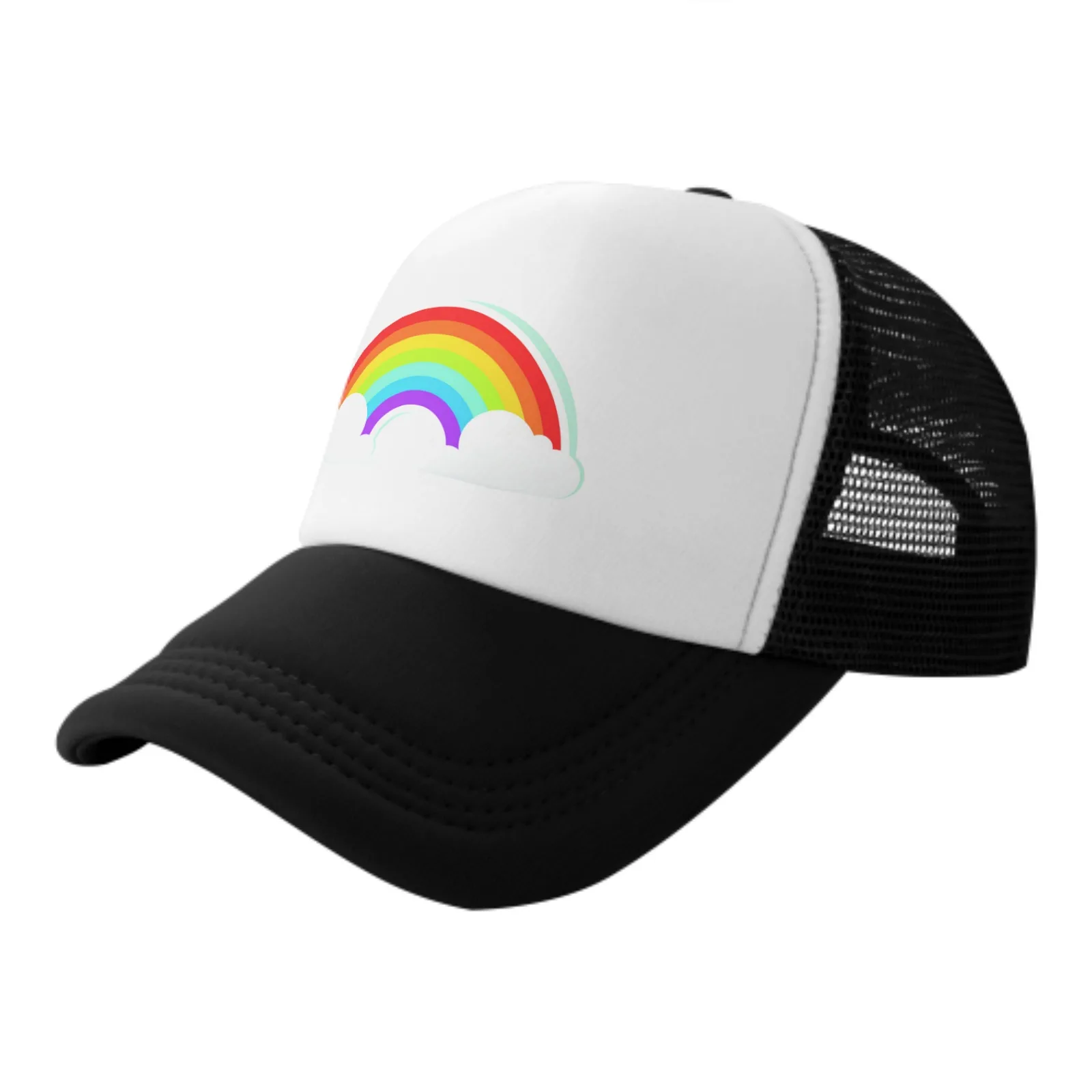 

Rainbow Baseball Caps Cotton High Quality Cap Men Women Hat Trucker Snapback Dad Hats