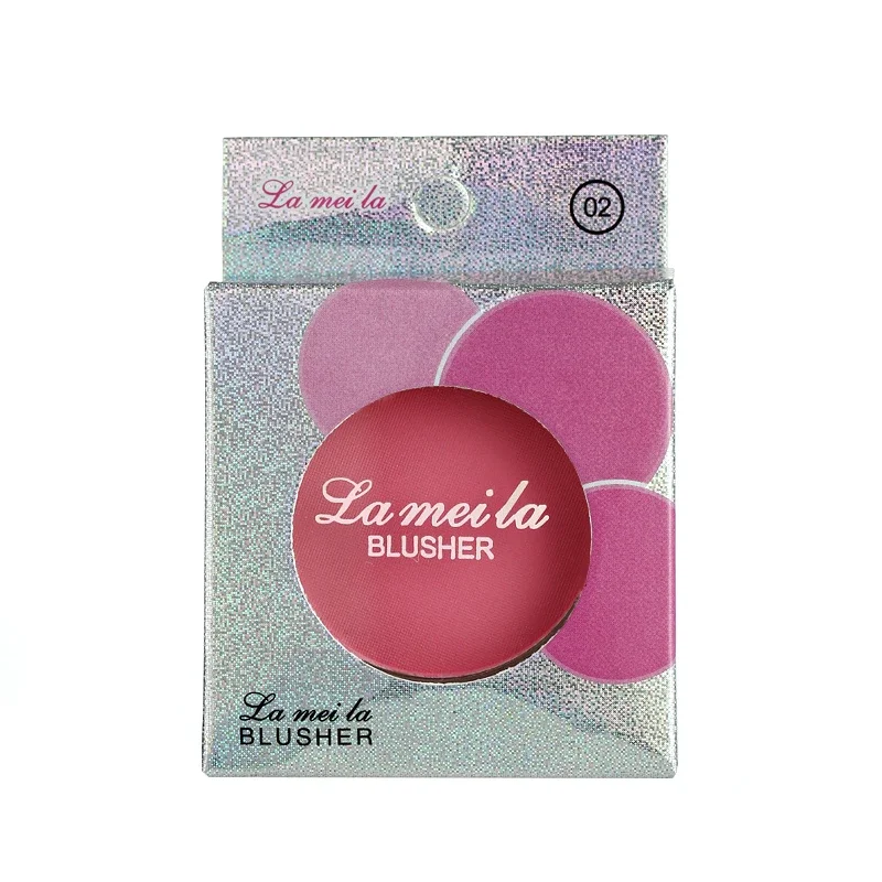 Monochrome Blush Pallete 6 Color Peach Cheek Blusher Powder Makeup Contour Shadow