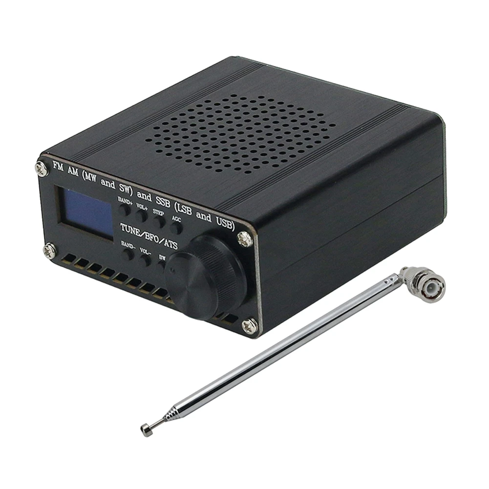 

SI4732 All Band Radio Receiver FM AM (MW and SW) SSB (LSB and USB) with Shell Antenna Built-in Battery