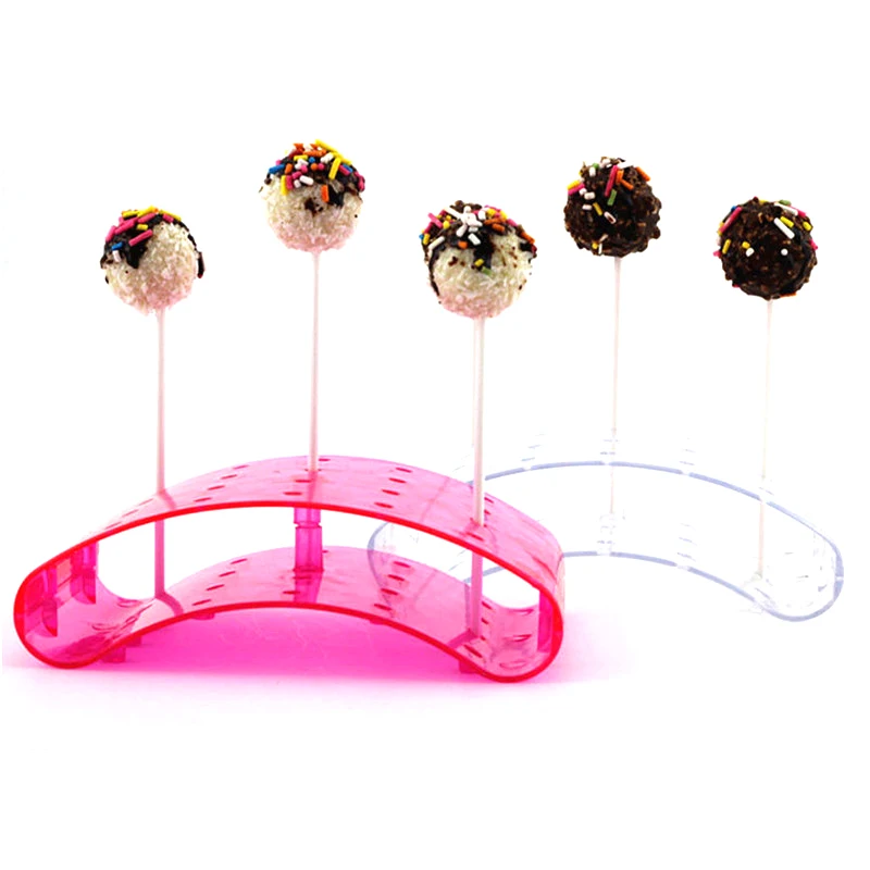 20 Holes Acrylic Lollipop Stand/Holder/Base Lollipop Display Stand Cake Pop Drying Stands for Candy et 362