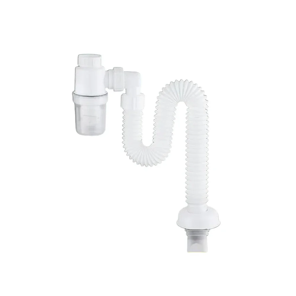 Telescopic Flexible Sink Drain Anti Clogging Home Sink Hose Sink Deodorant Strainer Drain Sewer Pipe Bathroom Sink Accessories 2