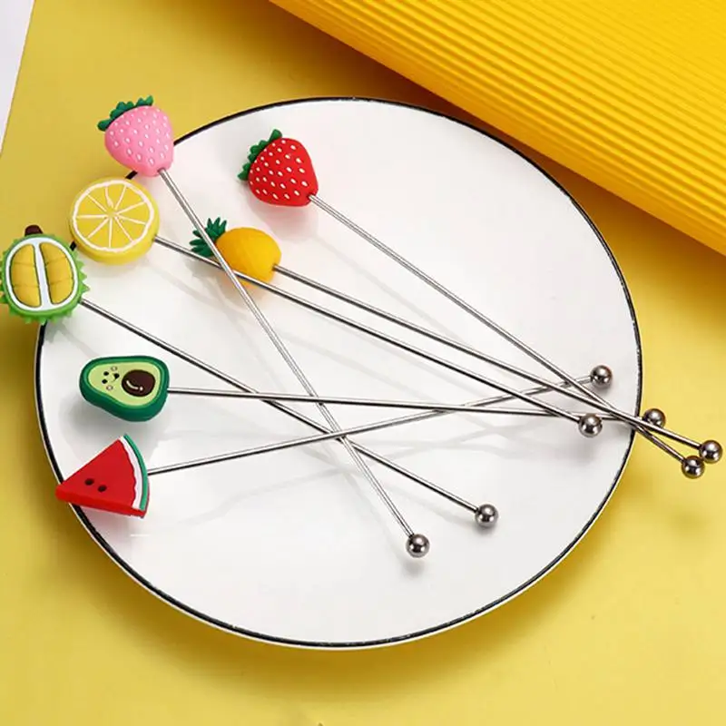 Swizzle Mixing Manual Rod cocktail stir sticks Stainless Steel Creative Mixing Cocktail Stirrers Sticks For Wedding Party Bar Accessories