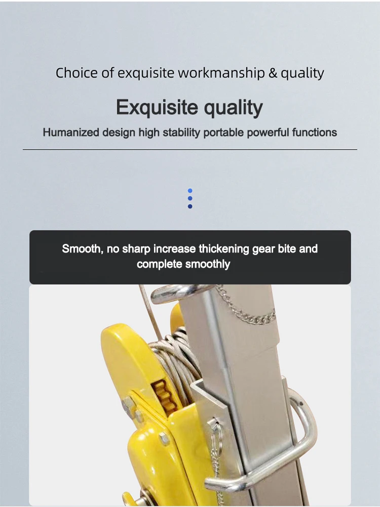 Portable Aluminum Alloy Emergency Rescue Tripod Multi-Functional Self-Locking Wi