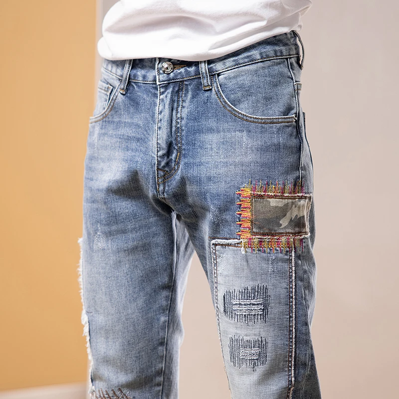 Рисунок 5 - Джинсы мужские Стрейчевые в стиле ретро