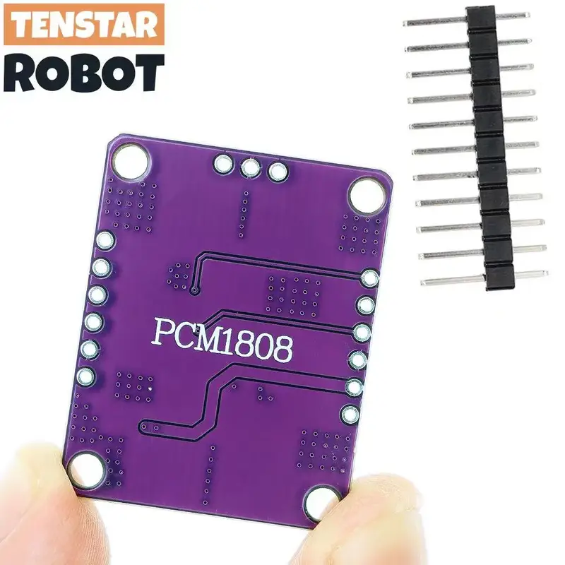 TENSTAR PCM1808 105dB SNR Audio Stereo ADC Single-Ended