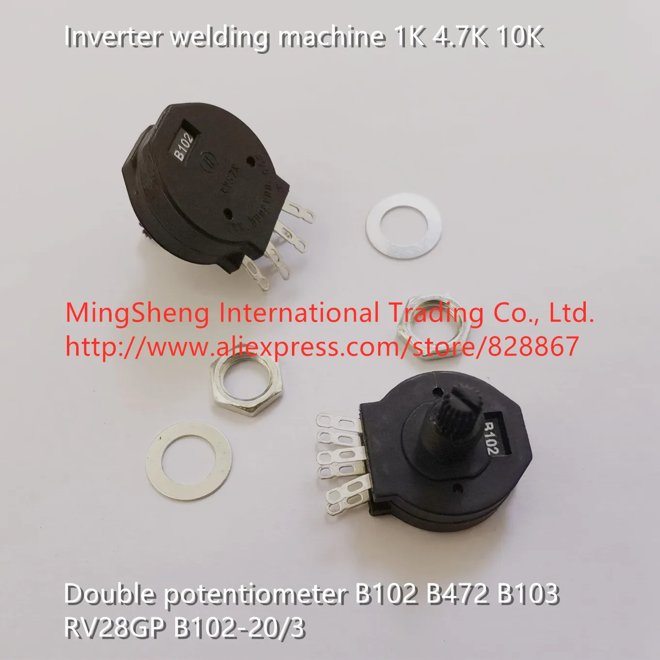 B103 Potentiometer Switch Potentiometers Welding Machine Double Potentiometer B102