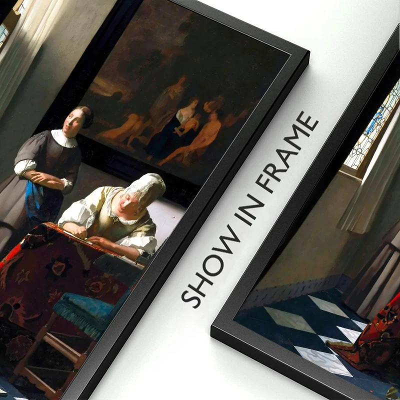 Timeless Johannes Vermeer Canvas Art Print for Elegant Living Room Decor