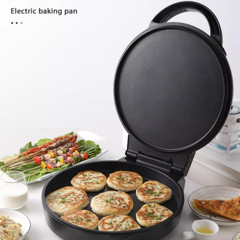 40cm Electric Baking Pan Double Side Heating Large Caliber 2200W Pancake Maker Machine Crepe Maker M&aacute;quina Para Hacer Tortillas