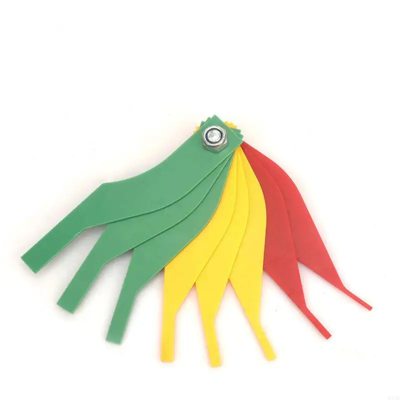 E74E Car Brake Pad Scale Thickness Gauge Car Brake Block Wear Measuring Instrument for Protection Tool Feeler Gauge Detector
