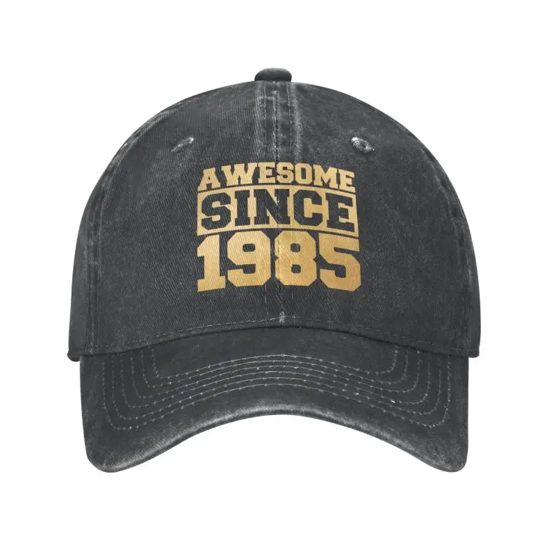 

Personalized Cotton Awesome Since 1985 Baseball Cap Hip Hop Women Men's Adjustable Dad Hat Autumn