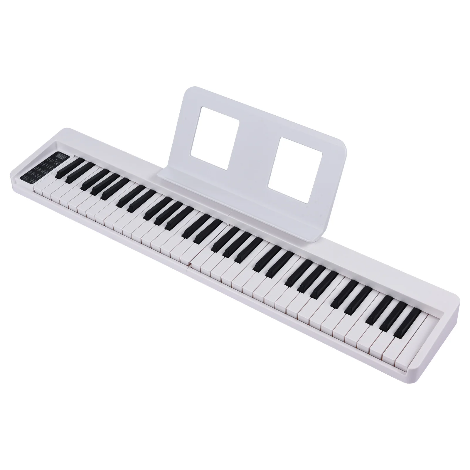 61-Key Foldable Electronic Piano with LCD Display BT Connectivity Digital Piano with Accessories for Children Beginners electronic piano
