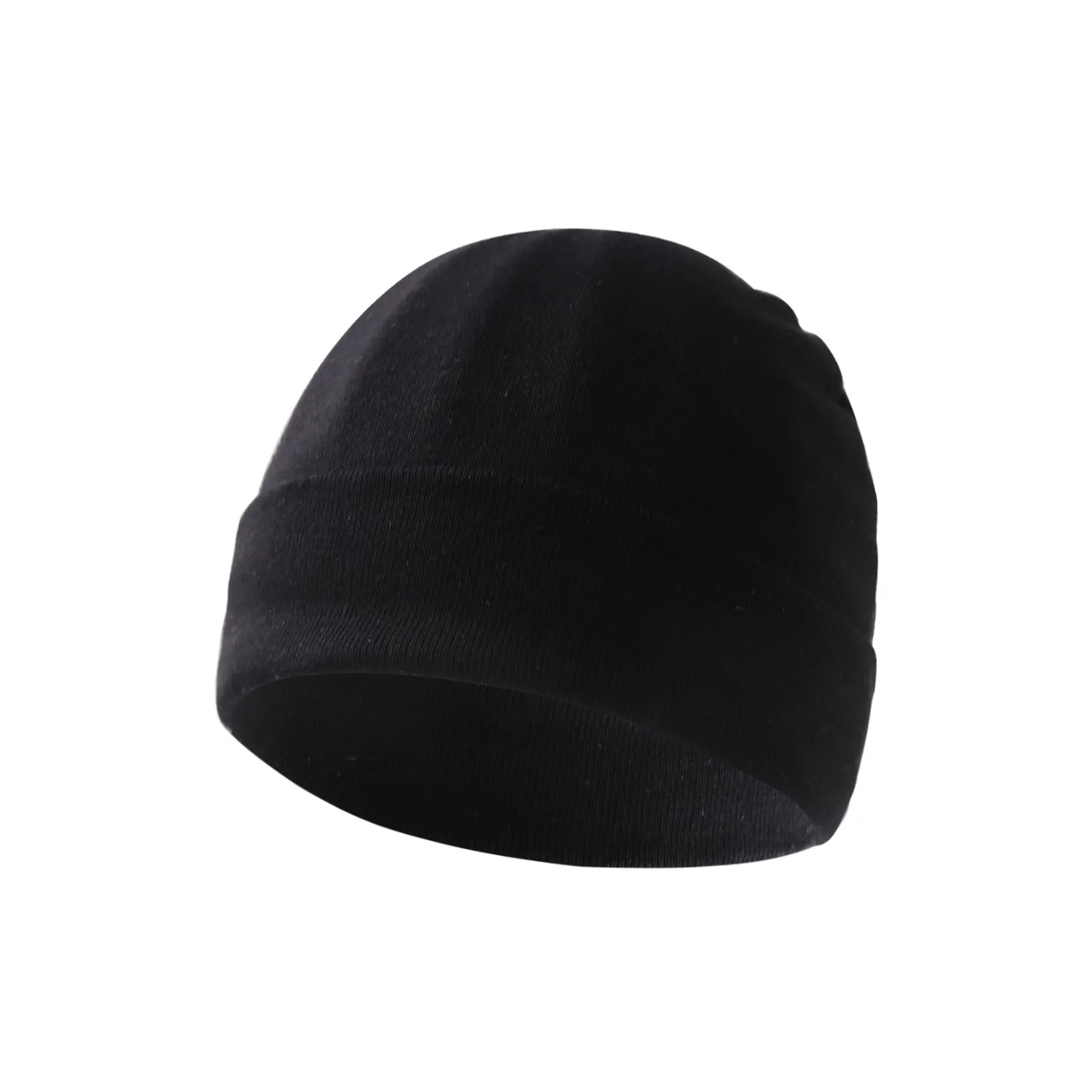 Newborn Infant Hats Autumn Windproof Hats For Baby Boys Girls Solid Color Keep Warm Turban High Elasticity Knitting Caps