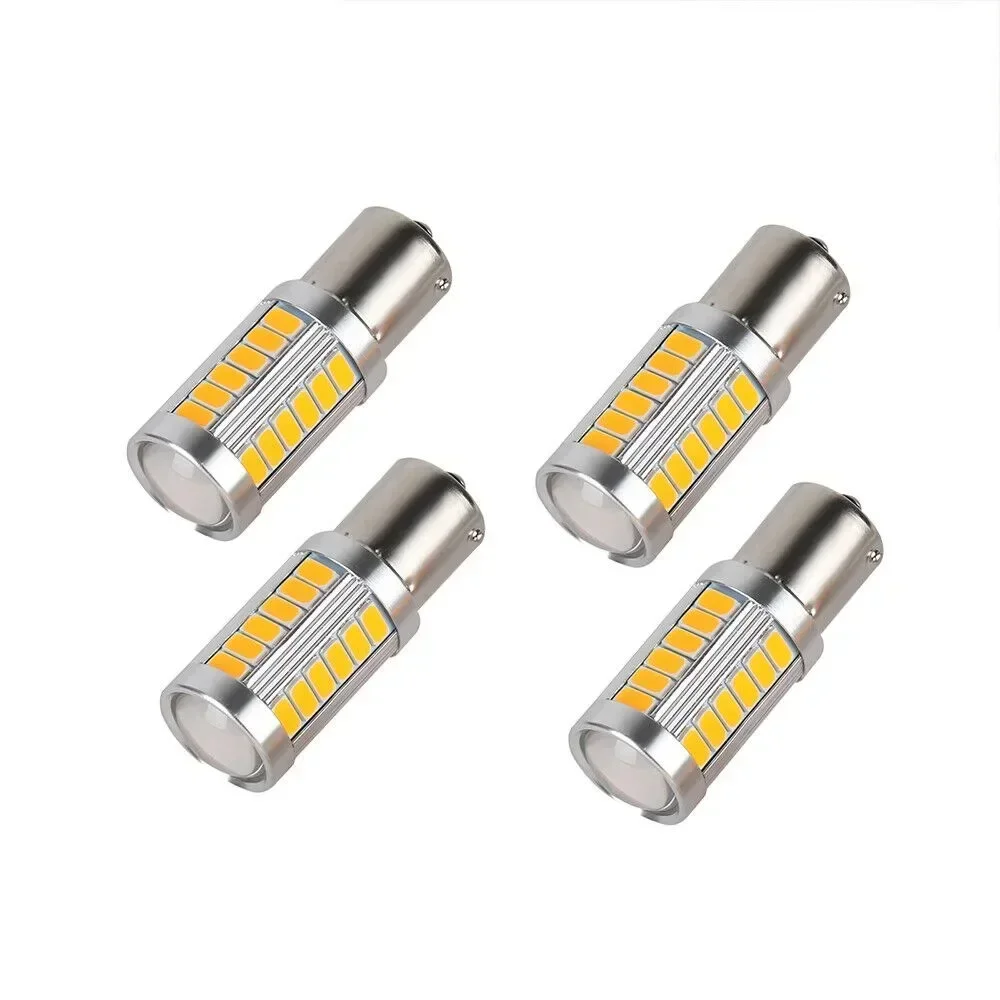 4PCS 33LED 581 BAU15S PY21W ڵ LED   ȣ 12V  극ũ    ǥñ Led