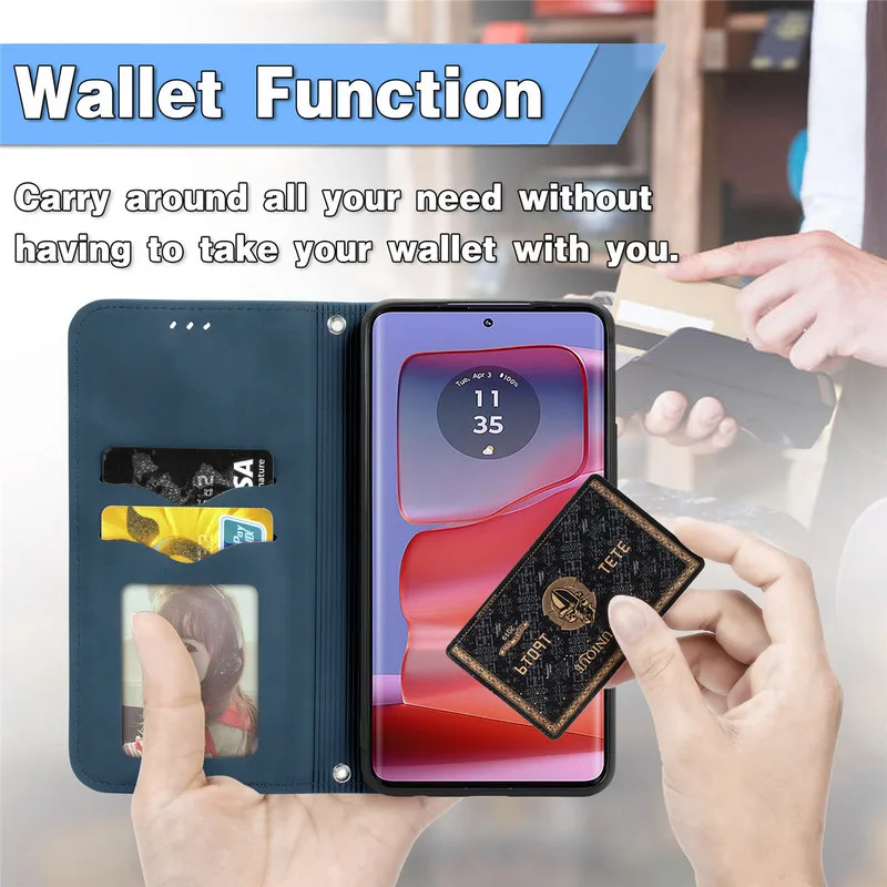 Magnetic Leather Flip Wallet Phone Case