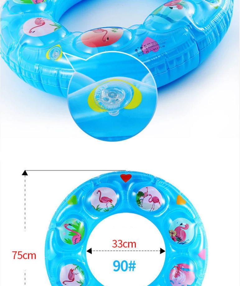Anneau De Piscine Gonflable Dragon, Noir, Pour Enfant, Jouet Aquatique Neuf
