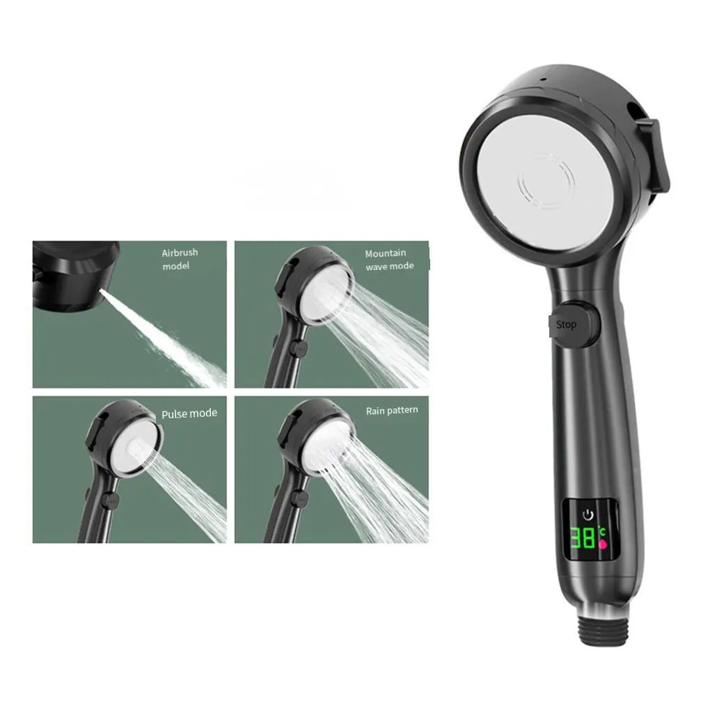 

Sprinkler Head High Pressure Handheld Shower Heads Spray Digital Household