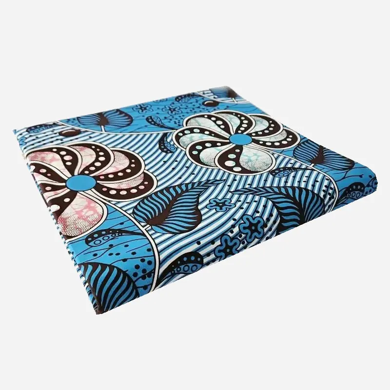 Wax Block Fabric Printing And Dyeing Cotton Textile For Making Clothing Item I4-1 Popular Design
