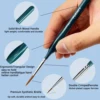 Detail Paint Brushes Set for Tiny Tip Acrylic and Watercolor Painting - Professional Artist Supplies for 40k Miniatures and Face 3