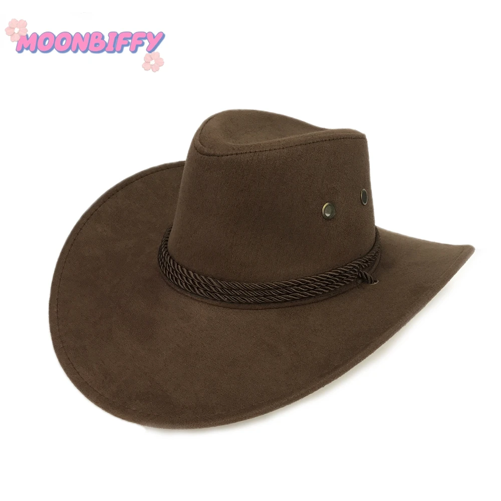 Cool Western Cowboy Hats Men Sun Visor Cap Women Travel Performance Western Hats Chapeu Cowboy