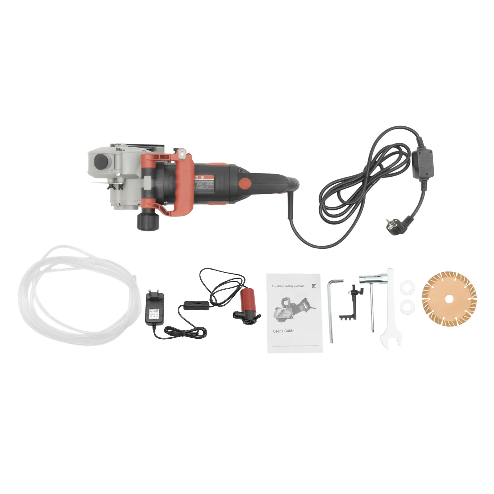 4800 W Wandschlitzmaschine aus Beton, 6200 U/min, elektrische Schlitzmaschine mit 133 mm Diamantklingen zum Schneiden von Wand und Fliesen – Detail 2