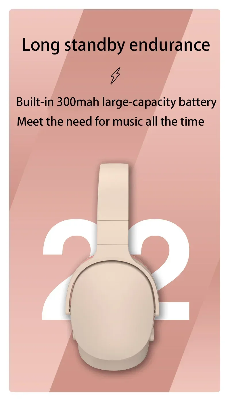 Headphones showing detachable audio cable and memory foam earpads.