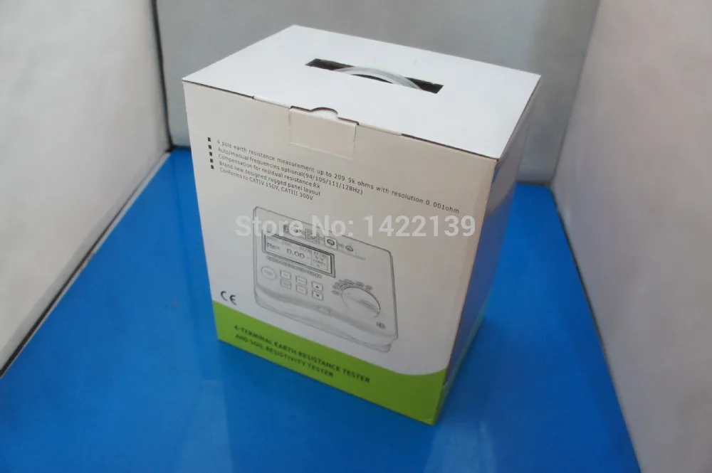 DY4300B 4-Terminal Digital Earth Ground Resistance Tester | Soil Resistivity & Electrical Multimeter Meter detail image 3