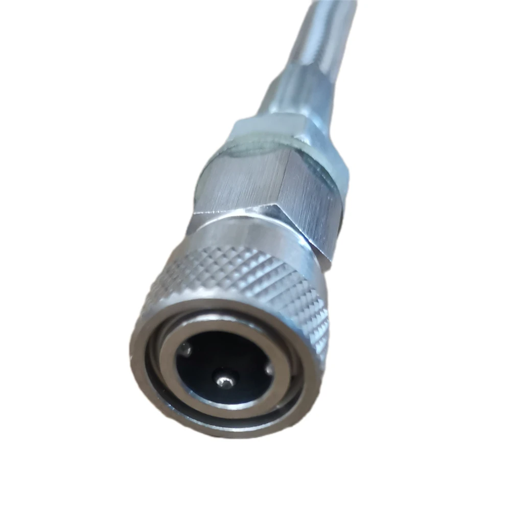 PCP Paintball High Pressure Hose Stainless Braided Fill Whip Extension Tube 40''/60''/80'' Length With 8MM Quick Disconnect