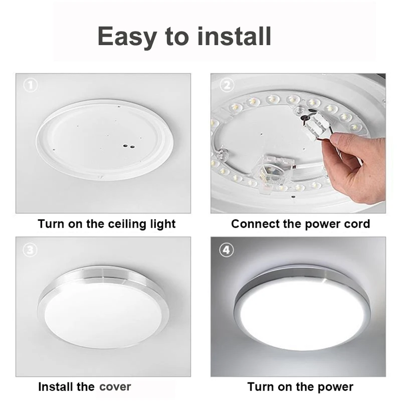 LED Ceiling Light Panel Module 12W 18W 24W 36W Replacement 220V For Circle Lamp Ceiling Fan Wall Lamp Round